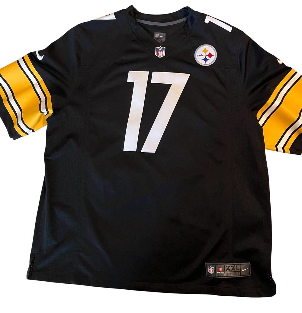 NWOT Nike On Field Pittsburgh Steelers Jersey XXL Mike Wallace # 17 Embroidered
